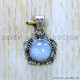 Rainbow Moonstone 925 Sterling Silver Pendant (SJWP-980)