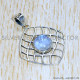 Rainbow Moonstone 925 Sterling Silver Pendant (SJWP-985)