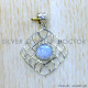 Rainbow Moonstone 925 Sterling Silver Pendant (SJWP-985)