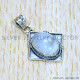 Rainbow Moonstone 925 Sterling Silver Pendant (SJWP-992)