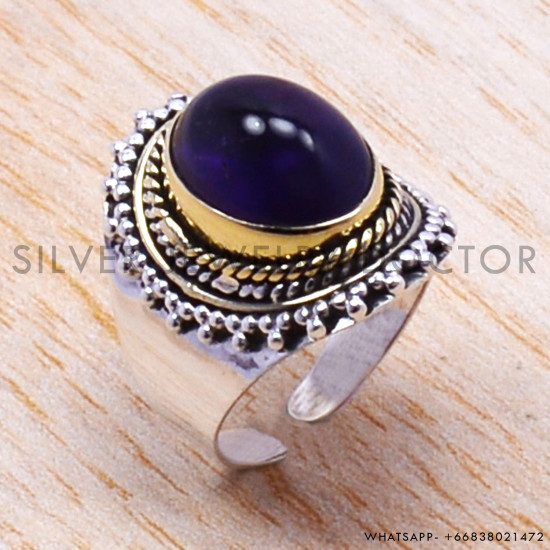 Amethyst 925 Sterling Silver Ring (SJWR-100) Amethyst 925 Sterling Silver Ring (SJWR-100)
