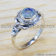 Rainbow Moonstone 925 Sterling Silver Ring (SJWR-1000) Rainbow Moonstone 925 Sterling Silver Ring (SJWR-1000)