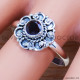 Garnet 925 Sterling Silver Ring (SJWR-1006) Garnet 925 Sterling Silver Ring (SJWR-1006)