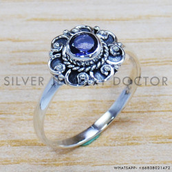 Iolite 925 Sterling Silver Ring (SJWR-1008) Iolite 925 Sterling Silver Ring (SJWR-1008)