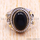 Black Onyx 925 Sterling Silver Ring (SJWR-101) Black Onyx 925 Sterling Silver Ring (SJWR-101)