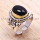 Black Onyx 925 Sterling Silver Ring (SJWR-101) Black Onyx 925 Sterling Silver Ring (SJWR-101)