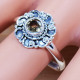 Ancient Look Jewelry Citrine Gemstone 925 Sterling Silver Fancy Ring SJWR-1012