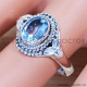 Blue Topaz 925 Sterling Silver Ring (SJWR-1014) Blue Topaz 925 Sterling Silver Ring (SJWR-1014)