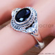 Black Onyx 925 Sterling Silver Ring (SJWR-1021) Black Onyx 925 Sterling Silver Ring (SJWR-1021)