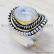 Rainbow Moonstone 925 Sterling Silver Ring (SJWR-103) Rainbow Moonstone 925 Sterling Silver Ring (SJWR-103)