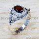 Garnet 925 Sterling Silver Ring (SJWR-1030) Garnet 925 Sterling Silver Ring (SJWR-1030)