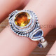Citrine 925 Sterling Silver Ring (SJWR-1036) Citrine 925 Sterling Silver Ring (SJWR-1036)