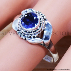 Iolite 925 Sterling Silver Ring (SJWR-1038)