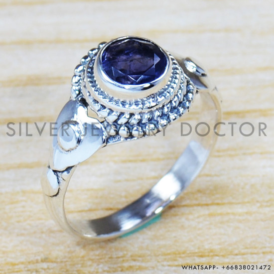 Iolite 925 Sterling Silver Ring (SJWR-1051) Iolite 925 Sterling Silver Ring (SJWR-1051)