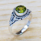 Ancient Look Jewelry 925 Sterling Silver Peridot Gemstone Ring SJWR-1059
