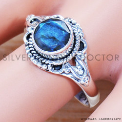 Labradorite 925 Sterling Silver Ring (SJWR-1061)