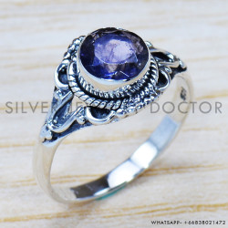 Iolite 925 Sterling Silver Ring (SJWR-1064) Iolite 925 Sterling Silver Ring (SJWR-1064)