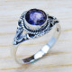 Anniversary Gift Jewelry 925 Sterling Silver Iolite Gemstone Ring SJWR-1064