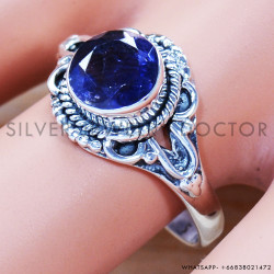 Iolite 925 Sterling Silver Ring (SJWR-1064)