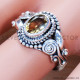Citrine 925 Sterling Silver Ring (SJWR-1065) Citrine 925 Sterling Silver Ring (SJWR-1065)