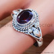 Garnet 925 Sterling Silver Ring (SJWR-1076) Garnet 925 Sterling Silver Ring (SJWR-1076)
