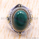Malachite 925 Sterling Silver Ring (SJWR-108)