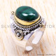 Malachite 925 Sterling Silver Ring (SJWR-108)
