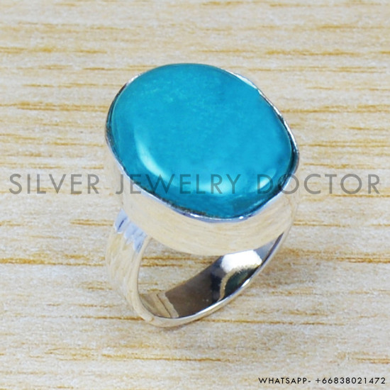 Turquoise 925 Sterling Silver Ring (SJWR-1084) Turquoise 925 Sterling Silver Ring (SJWR-1084)