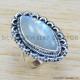 Rainbow Moonstone 925 Sterling Silver Ring (SJWR-1088) Rainbow Moonstone 925 Sterling Silver Ring (SJWR-1088)