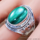 Malachite 925 Sterling Silver Ring (SJWR-1089) Malachite 925 Sterling Silver Ring (SJWR-1089)