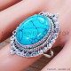 Turquoise 925 Sterling Silver Ring (SJWR-1095)