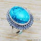 Turquoise 925 Sterling Silver Ring (SJWR-1096) Turquoise 925 Sterling Silver Ring (SJWR-1096)