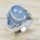 Rainbow Moonstone 925 Sterling Silver Ring (SJWR-1101) Rainbow Moonstone 925 Sterling Silver Ring (SJWR-1101)