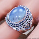 Rainbow Moonstone 925 Sterling Silver Ring (SJWR-1101) Rainbow Moonstone 925 Sterling Silver Ring (SJWR-1101)