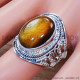 Tiger Eye 925 Sterling Silver Ring (SJWR-1106) Tiger Eye 925 Sterling Silver Ring (SJWR-1106)
