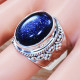 Blue Sunstone Stylish Jewelry 925 Sterling Silver Fancy Ring SJWR-1109