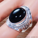 Black Onyx 925 Sterling Silver Ring (SJWR-1111) Black Onyx 925 Sterling Silver Ring (SJWR-1111)