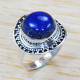 Antique Look Jewelry 925 Sterling Silver Lapis Lazuli Gemstone Ring SJWR-1112