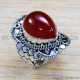 Carnelian 925 Sterling Silver Ring (SJWR-1118) Carnelian 925 Sterling Silver Ring (SJWR-1118)