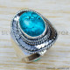 Turquoise 925 Sterling Silver Ring (SJWR-1125) Turquoise 925 Sterling Silver Ring (SJWR-1125)