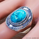 Turquoise 925 Sterling Silver Ring (SJWR-1125) Turquoise 925 Sterling Silver Ring (SJWR-1125)