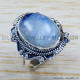Rainbow Moonstone 925 Sterling Silver Ring (SJWR-1136) Rainbow Moonstone 925 Sterling Silver Ring (SJWR-1136)