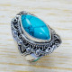 925 Sterling Silver Exclusive Jewelry Turquoise Gemstone Ring SJWR-1137