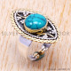 Turquoise 925 Sterling Silver Ring (SJWR-114)