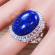 Classic Look Jewelry 925 Sterling Silver Lapis Lazuli Gemstone Ring SJWR-1159