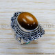 Tiger Eye 925 Sterling Silver Ring (SJWR-1160) Tiger Eye 925 Sterling Silver Ring (SJWR-1160)