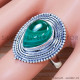 Malachite 925 Sterling Silver Ring (SJWR-1162) Malachite 925 Sterling Silver Ring (SJWR-1162)