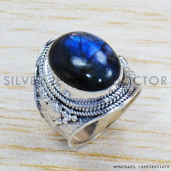 Labradorite 925 Sterling Silver Ring (SJWR-1163)