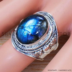 Labradorite 925 Sterling Silver Ring (SJWR-1163)