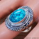 Turquoise 925 Sterling Silver Ring (SJWR-1165) Turquoise 925 Sterling Silver Ring (SJWR-1165)